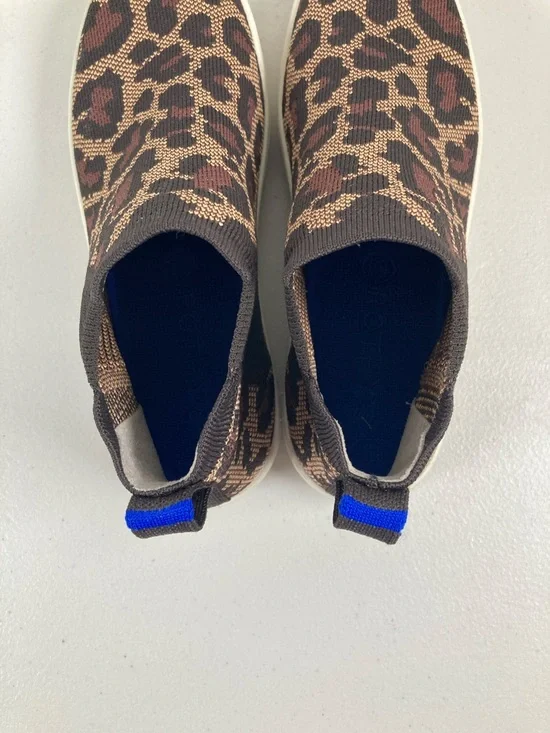 Rothy's Chelsea Wildcat Leopard Print Ankle Boots Sneaker Size 7 - Picture 8 of 12